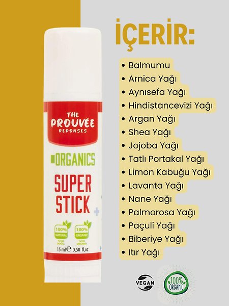 The Prouvee Reponses Süper Stick 15ml