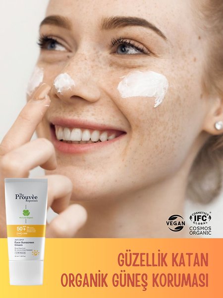 The Prouvee Reponses Leke Karşıtı Yüz Güneş Kremi 50+SPF 40ml