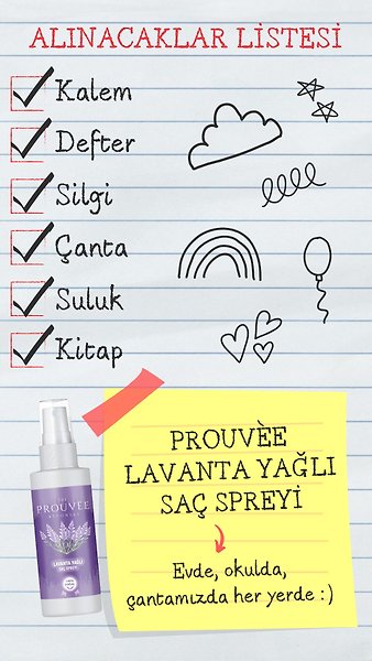 The Prouvee Reponses Lavanta Yağlı Saç Spreyi 50ml