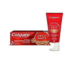 Colgate Optic White Kahve, Çay ve Tütün Kullanıcıları Için Diş Macunu 50 ml 2 Adet