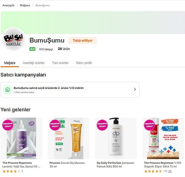 HEPSİBURADA Mağazası BumuŞumu