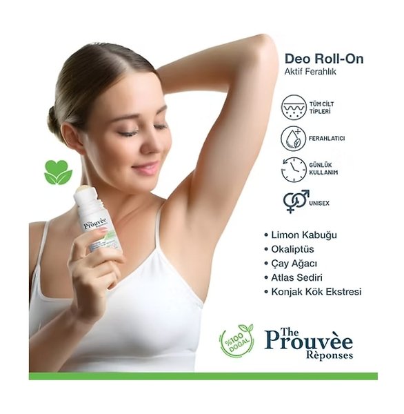 The Prouvee Reponses Deo Roll-On 50ml %100 Organik