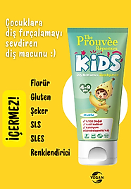 The Prouve Reponses %100 Doğal Organik Bebek ve Çocuk Muzlu Diş Macunu 50 ml (Florürsüz)