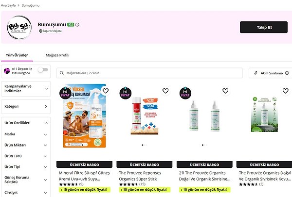 N11 Mağazası BumuŞumu