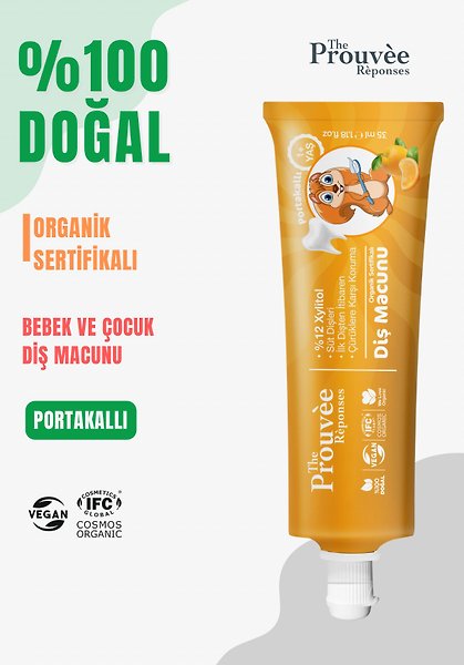 The Prouvee Reponses Çocuk Diş Macunu 35ml Portakallı