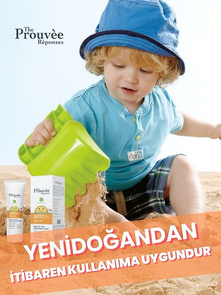 The Prouvee Reponses 50+ SPF Bebek & Çocuk Güneş Kremi 100 ml