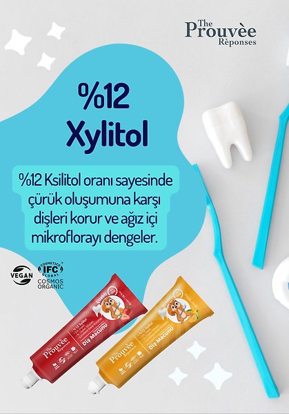The Prouvee Reponses Çocuk Diş Macunu 35ml Portakallı