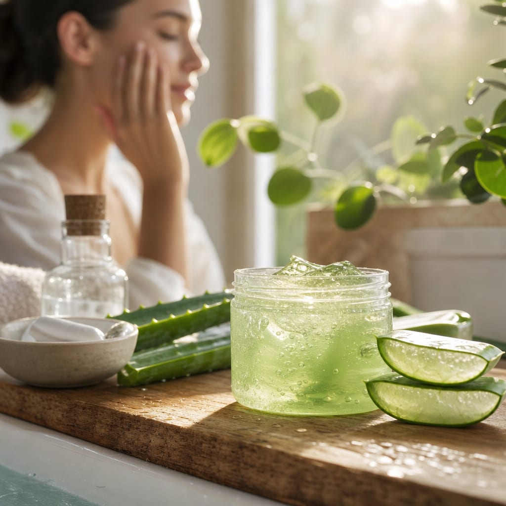 Yüz İçin Doğal Aloe Vera Jel: Cilde Neler Katıyor?