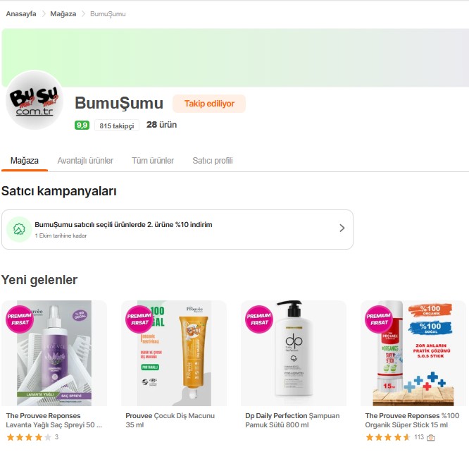 HEPSİBURADA Mağazası BumuŞumu