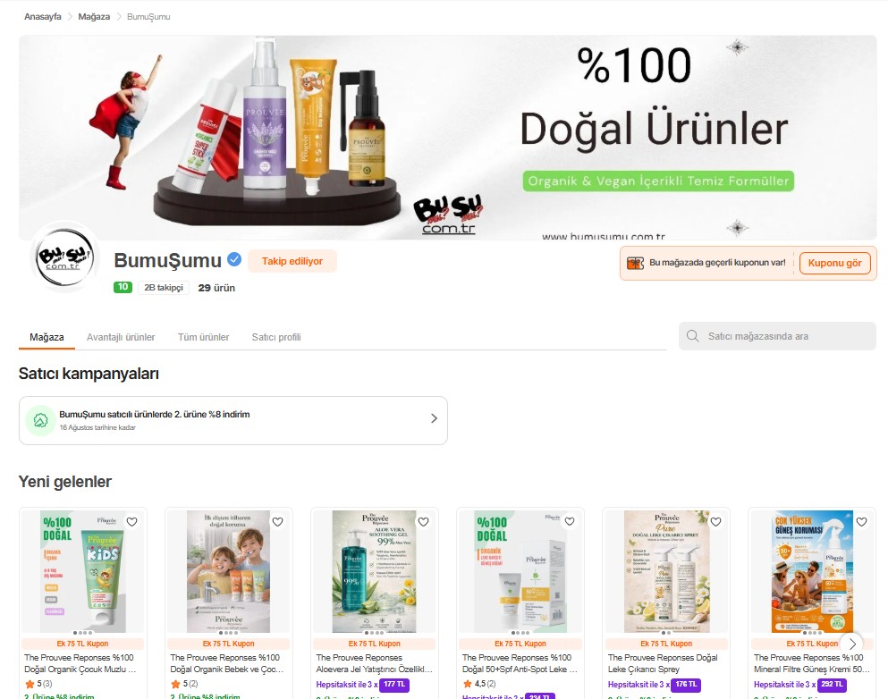 HEPSİBURADA Mağazası BumuŞumu