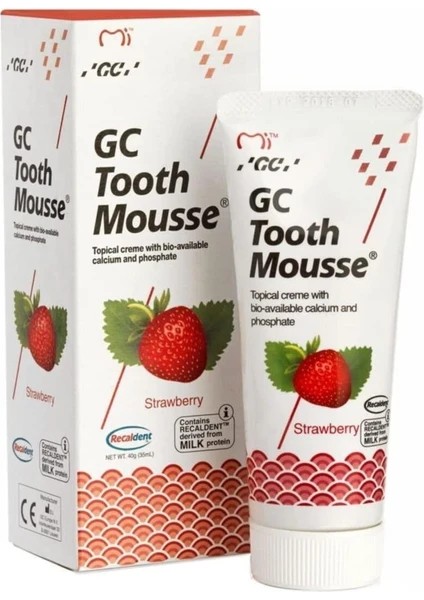 Gc Tooth Mousse Çilekli 40 gr